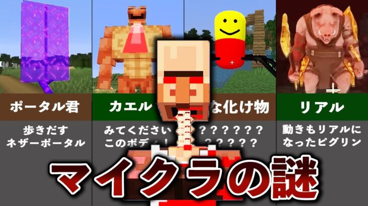 未だ解明できないマイクラの謎【ゆっくり解説】