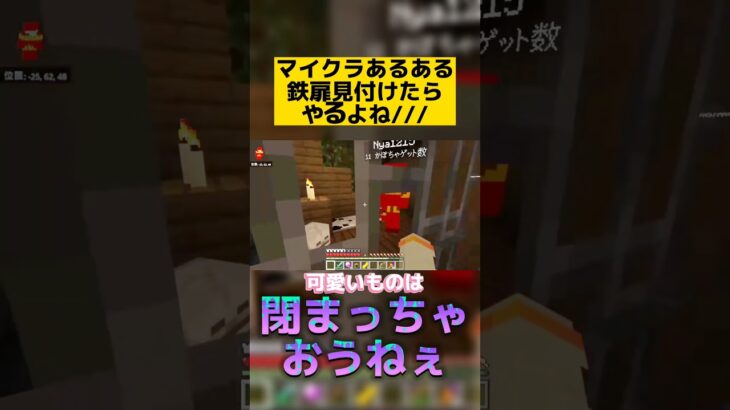 【 #マイクラ 】ちょっかいあるある【 #チーム塩大福 】