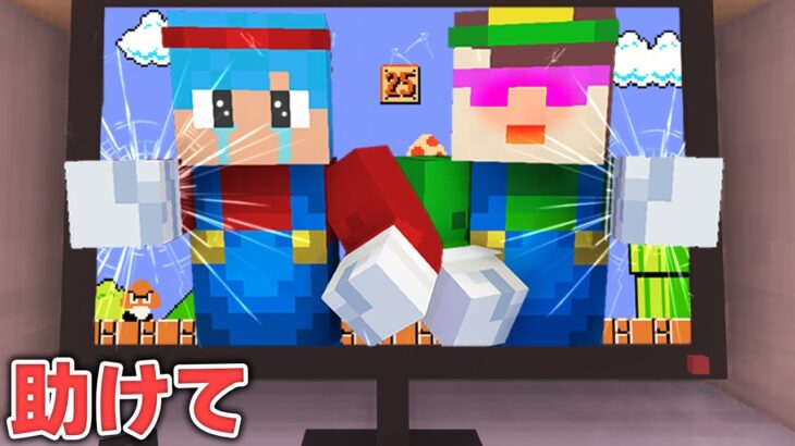 ゲームの世界に閉じ込められた！脱出せよ🎮【マイクラ / まいくら / マインクラフト】