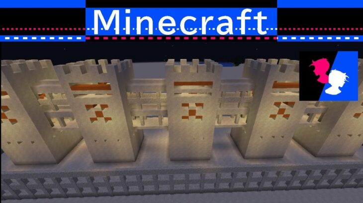 砂漠の夜を作る032　砂岩の建築物【マインクラフト1.19.4】Minecraft　マイクラ