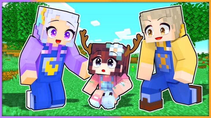 ツノが生えてる赤ちゃんを育てるマインクラフト！少し不思議な赤ちゃん！？【 マイクラ / まいくら / Minecraft 】