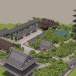 (マイクラ和風建築) 神社の観光(Minecraft) Shrine Sightseeing