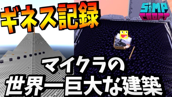 ギネス記録級!!マイクラ史上最も巨大なピラミッドが本当にデカすぎた!!-マインクラフト【Minecraft】【SimpCraft】【Mr.Beast】