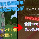 【Minecraftコマンド】switch対応、コマンド合計三個!?　超簡単シフト検知の作りた?!