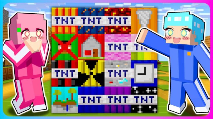 いろいろなTNTを爆発しまくるマインクラフト💥😨【マイクラ / Minecraft 】