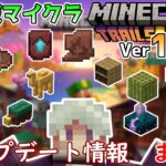 【統合版マイクラ】Ver1.20 アップデート情報 まとめ【Switch/Win10/PE/PS4/Xbox】