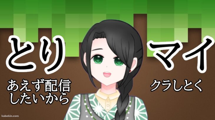 【マイクラ】とりあえずマイクラしますか【新人Vtuber】