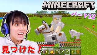 【マインクラフト】マイクラで発見！！やっとロッキーが戻ってきた！材料探しも！