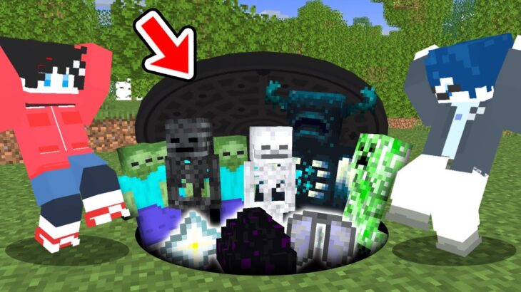 【マインクラフト😜】マンホールから何かが出てくるサバイバル！？【マイクラ実況】