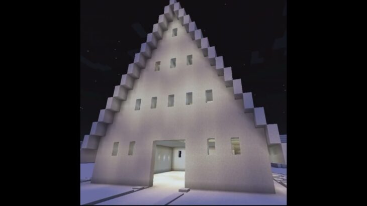 雪の家【マインクラフト1.19.4】Minecraft　マイクラ