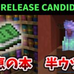 これが最後になるかもしれないマイクラ1.20のキャンディデート [マイクラ1.20 Release Candidate 1]