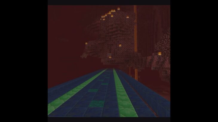 ネザー（地獄）で建築ショートバージョン10【マインクラフト1.19.4】Minecraft　マイクラ