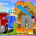 消防士になって火事から救出するマインクラフト🔥🚒【マイクラ / Minecraft 】