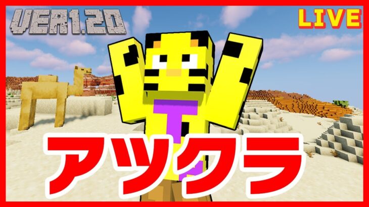 【アツクラ】朝までマイクラ！新要素堪能→エンドラRTA！【マイクラ】