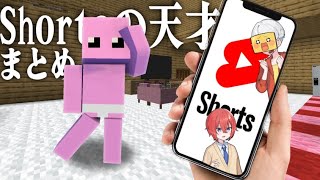 かみかぜ師匠やしいちゃんねるとたくさん撮ったshortsまとめ！【まいくら・マインクラフト】