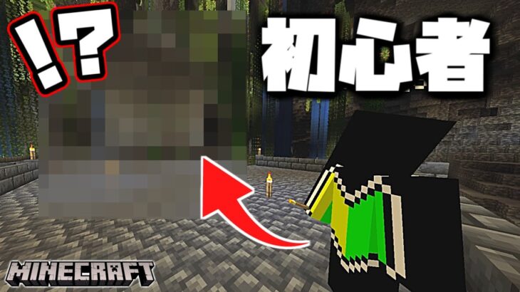 マイクラ初心者をコッソリ観察してみたwww【Minecraft】