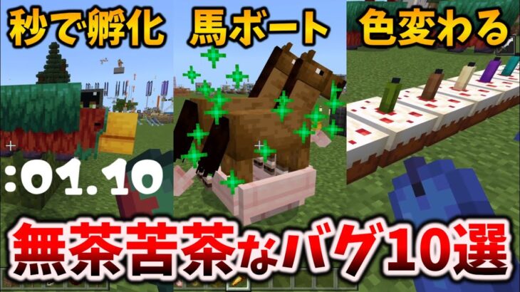 統合版1.20.1の意外とむちゃくちゃなバグ10選[マイクラ統合版/1.20.1/Bedrock]