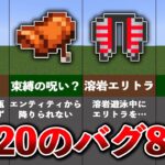 【マイクラ1.20】ヤバすぎるバグ8選【ゆっくり解説】