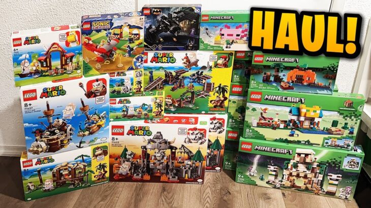 EARLY LEGO Batman, Super Mario, Minecraft & Sonic Sets Haul!
