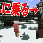 ドラゴンやカワウソを召喚して乗って冒険できる世界でサバイバル – マインクラフト【KUN】