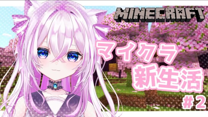 【 マイクラ/Minecraft #2 】まずはダイヤ装備から  #新人vtuber 【 日月日 -Asu- 】