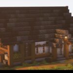 【Minecraft】桜の見える家　サバイバルハウス　マインクラフト建築