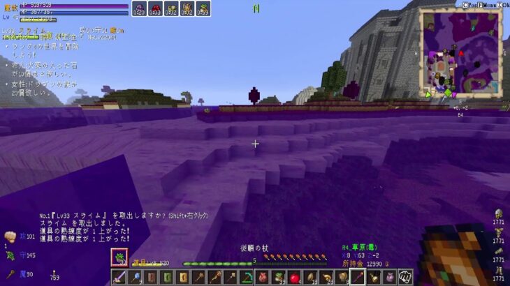 [Minecraft] DQM5 #26 魔法戦士でランク４に行こう！