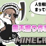 【露天掘り作業】マインクラフト村建築配信【雑談配信】