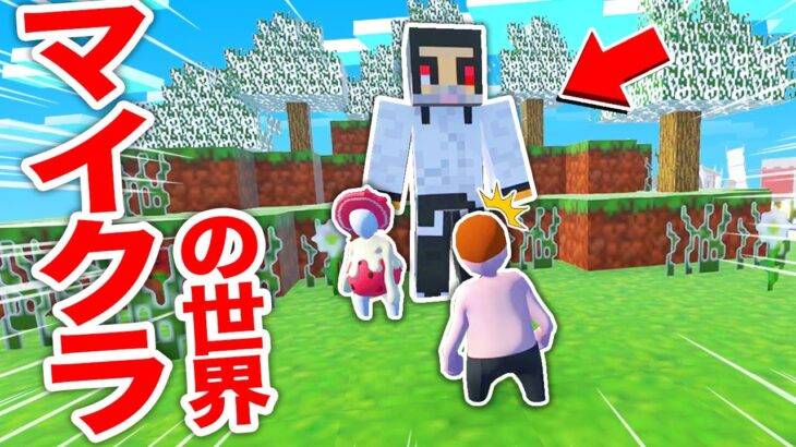 【マイクラの世界に閉じ込められた？】ふにゃふにゃになってサバイバルで生き残れ！【ヒューマンフォールフラット】