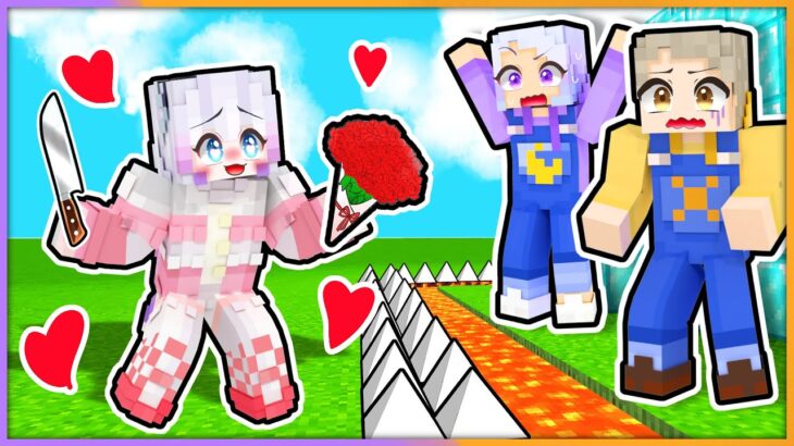 ヤンデレな彼女！？ vs ダイヤの最強セキュリティハウス！🔪💖【 マイクラ / まいくら / Minecraft 】