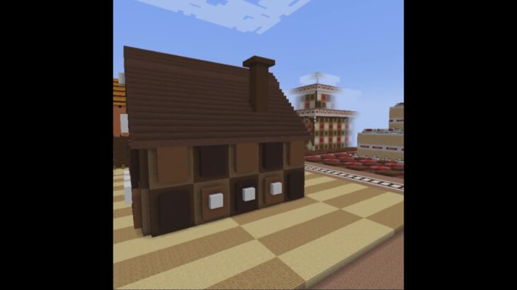 お菓子の村のお菓子の家【マインクラフト1.20.1】Minecraft　マイクラ #minecraft #マインクラフト #マイクラ建築