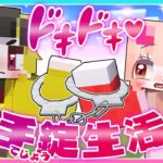 🍒男女で24時間手錠をつけて生活した結果…💗【まいくら/マインクラフト】りぃべる