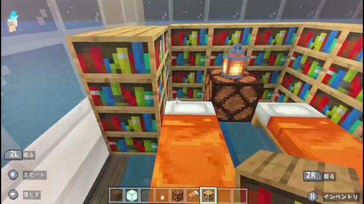 【のんめチャンネル】マインクラフト：海の上で家をつくる。（小学4年）第二弾