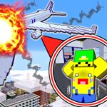 【飛行機が落ちる😱】ハイジャック犯を捕まえるマインクラフト🔥【マイクラ Minecraft】ぽっぴんず