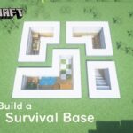 Minecraft 建築：不規則的地下生存基地！│How to build a survival base tutorial【秘密himitsu】마인크래프트 건축│マイクラ建築│【生存小屋】#68