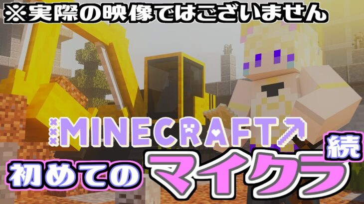 【 Minecraft 】続・初めてのマインクラフト　のんびり建築していきます【 ヴィオレッタ/Violetta 】