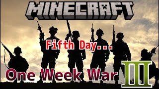 【初見様大歓迎!!!】【#マインクラフト】 One Week War Re:3 五日目　#ライブ　#マイクラ実況 　#参加型