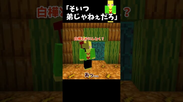 それ弟じゃなくね？【マイクラ】＃Shorts
