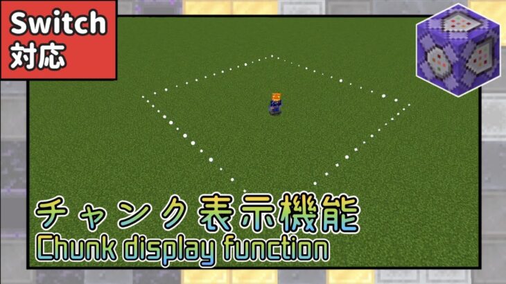 統合版でもチャンクの境目を表示する裏ワザみたいなヤバすぎるコマンドが便利するぎる！【コマンド】【マイクラコマンド】【Switch対応】【統合版】