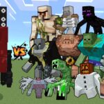 Titan Speakerman vs Mutant Creatures in Minecraft