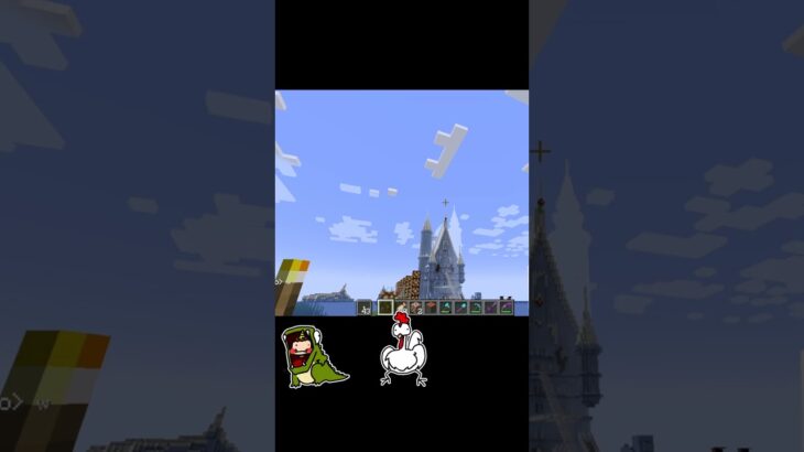 「神ジャンプ台」 #マインクラフト #建築  #shorts