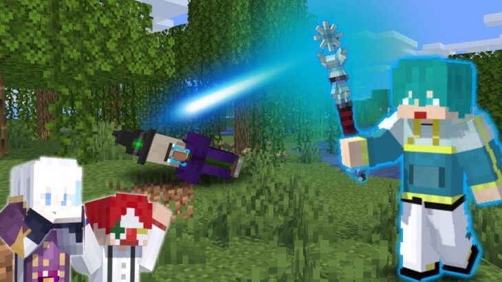【マイクラ】最強の魔法の杖が手に入る世界でサバイバル【マインクラフト】