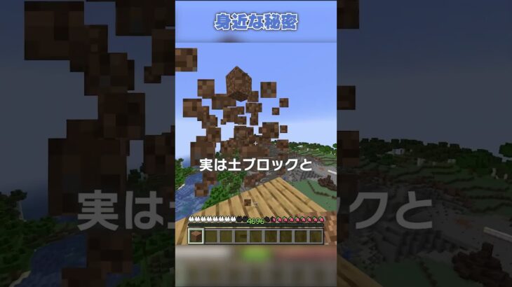 すぐそこにあるのに誰も知らない秘密？！【マイクラ豆知識 解説 裏技】