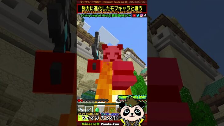 【マインクラフトBE版Mod】この剣ダメージくらう…パン食べよ【マーケットプレイス】