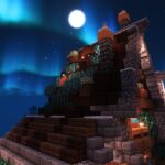 [Minecraft]オーロラの見えるレンガ造りの家の作り方 【前半】