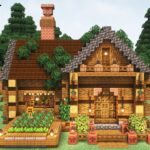【マイクラ】ログハウスの作り方【マインクラフト】【建築講座】【Minecraft】