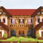 【マイクラ】大きな桜の家の作り方【マインクラフト】【建築講座】【Minecraft】