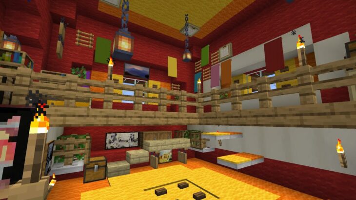 Part83　リンゴの家内装　マインクラフト