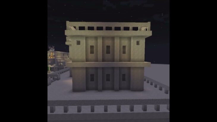 砂漠の夜を作る　ショートバージョン#minecraft #マインクラフト #マイクラ建築