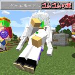 新しい能力が使える『ゴムゴムの実』の能力者になった世界でサバイバル！？【マインクラフト】